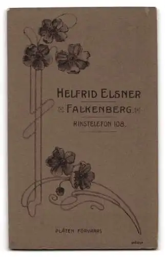 Fotografie Helfrid Elsner, Falkenberg, Porträt eines jungen Mannes