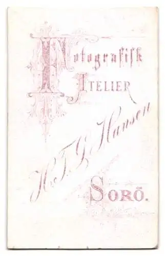 Fotografie H.F.G. Hansen, Sorø, Zwei Frauen in viktorianischer Kleidung