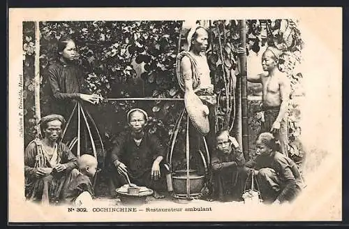 AK Cochinchine, Restaurateur ambulant, Händler