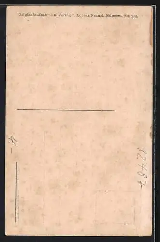 AK Oberammergau, Partie an der Ammer