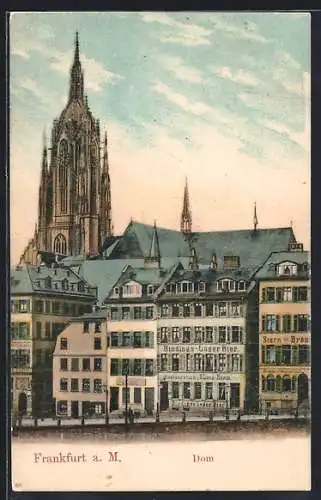 AK Alt-Frankfurt, Restaurant S. Lang Hamm und Dom