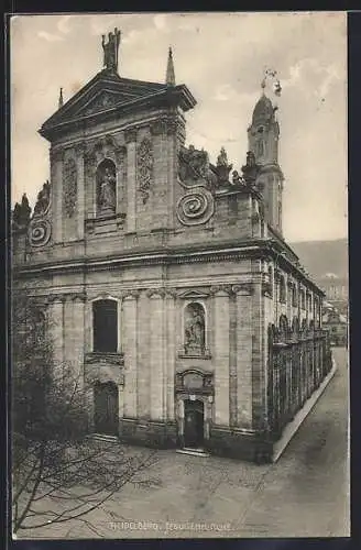 AK Heidelberg / Neckar, Blick auf die Jesuitenkirche
