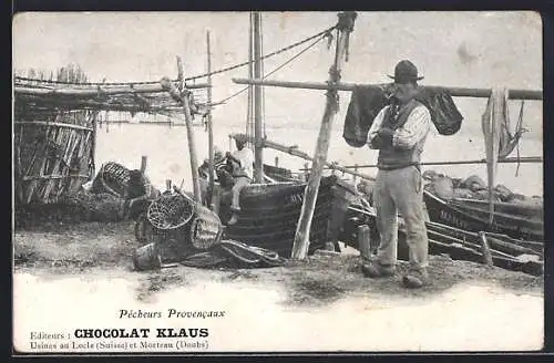 AK Reklame für Chocolat Klaus