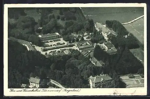 AK Bad Tatzmannsdorf, Herz- und Frauenheilbad aus der Vogelschau