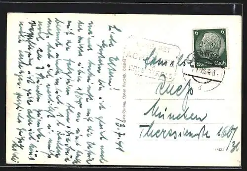 AK Falzturn Alpe, Kinder am Strassenrand