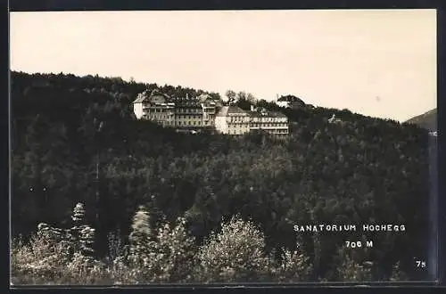 AK Hochegg, Blick auf das Sanatorium