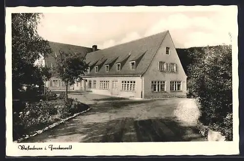 AK Weissenbrunn / Frankenwald, Strasse zum Pflegeheim