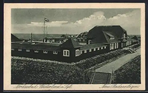 AK Westerland / Sylt, Nordseebad Neue Badeanlagen