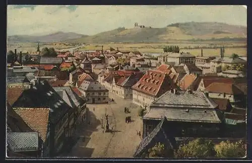 Künstler-AK Lichtenfels / Mainthal, Gesamtansicht