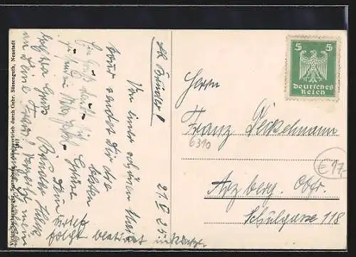 AK Wildenheid / Waldfriedensee, Boote und Gasthaus am Ufer