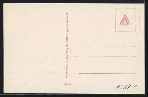 AK Berlin-Kreuzberg, Anhalter Bahnhof mit Strassenbahn, Fliegeraufnahme