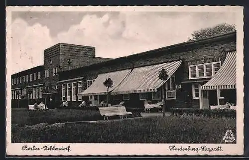 AK Berlin-Zehlendorf, Hindenburg-Lazarett
