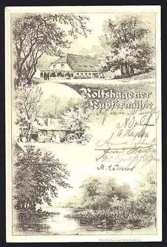 AK Rolfshagen, an der Kupfermühle