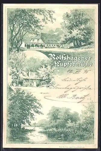 AK Rolfshagen, an der Kupfermühle