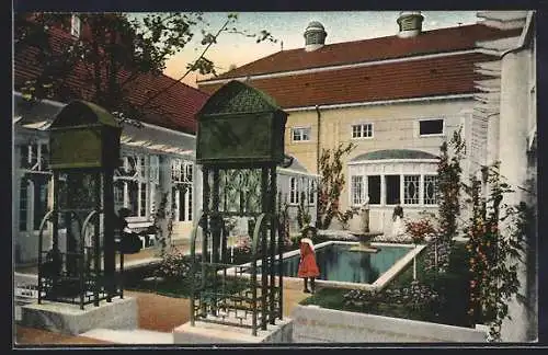 AK Bad Nauheim, Schmuckhof im Badehaus 3