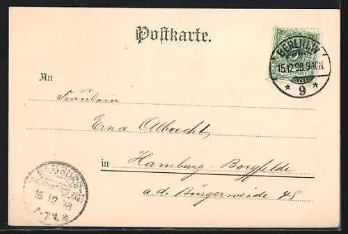 AK Berlin, Denkmal Wilhelm des Grossen mit Umgebung