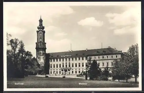 AK Weimar / Thüringen, Schloss