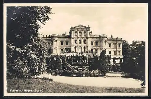 AK Putbus /Rügen, Schloss mit Anlagen