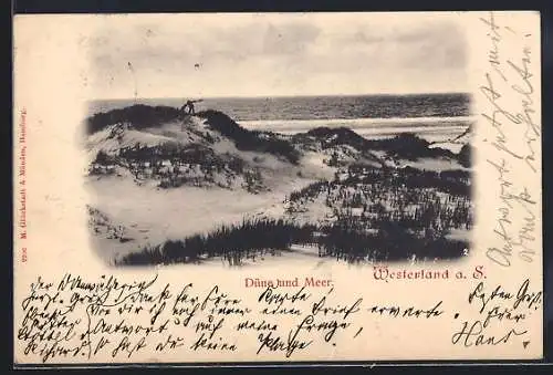 AK Westerland a. Sylt, Düne und Meer