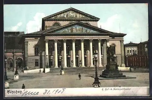 AK München, K. Hof- & Nationaltheater