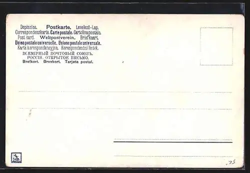 AK München, Königliches Hof- und Nationaltheater mit Denkmal