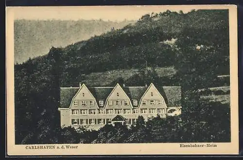 AK Carlshafen a. d. Weser, Eisenbahner-Heim