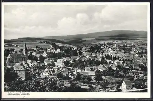 AK Rhaunen /Hunsr., Teilansicht mit Kirche
