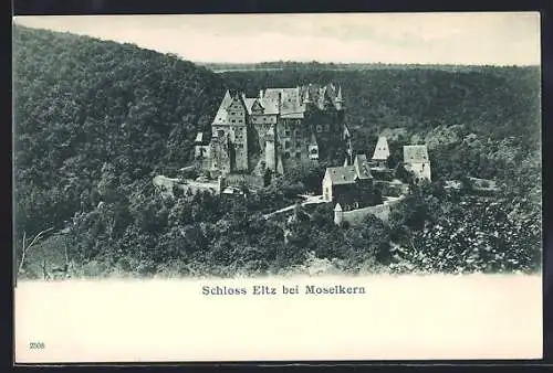 AK Moselkern, Schloss Eltz aus der Vogelschau