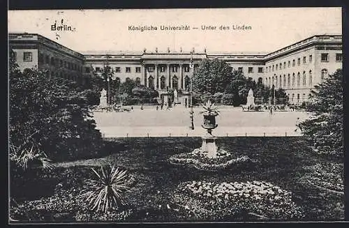 AK Berlin, Königliche Universität, Unter den Linden