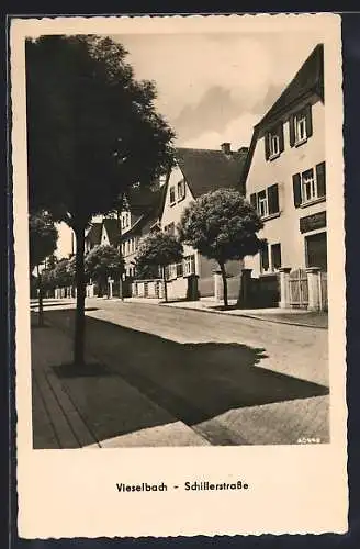 AK Vieselbach, Teilansicht Schillerstrasse