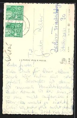 AK Vieselbach, Teilansicht Schillerstrasse