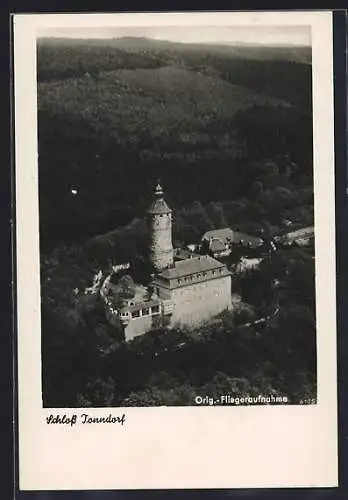 AK Tonndorf, Schloss Tonndorf, Fliegeraufnahme