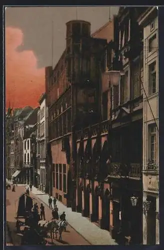 AK Cöln a. Rh, Gürzenich mit Pferdewagen