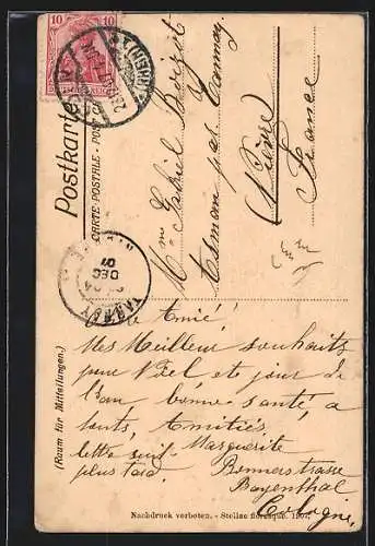 AK Cöln, Bürgerstrasse mit Rathaus