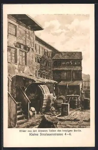 AK Berlin, Kleine Stralauerstrasse 4-6 1908