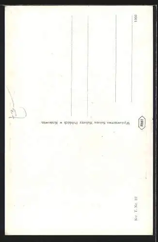 AK Kraków, St. Adalbertkirche und Rathausturm