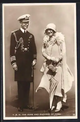 Foto-AK Duke und Duchess of York