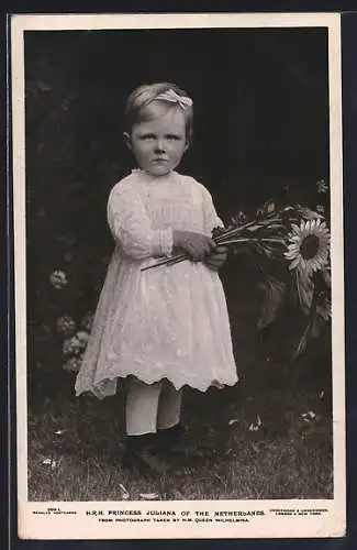AK Prinzessin Juliana von den Niederlanden als kleines Mädchen