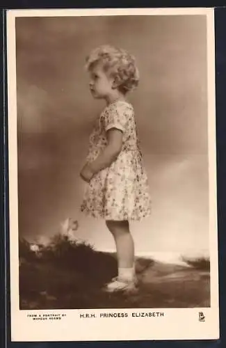AK Prinzessin Elisabeth als Kleinkind