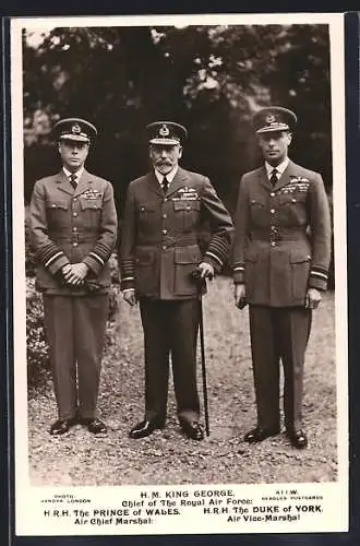 AK King George, Chief of The Royal Air Force, Prince of Wales, Duke of York