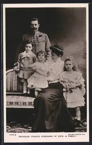 AK Archduke Francis Ferdinand of Este & Family