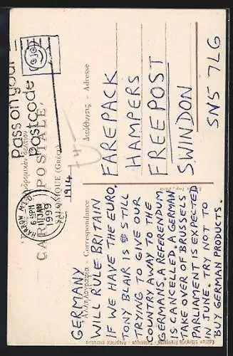 AK Scenes et types de Macedoine, Vendeuse de tamis, Feldarbeiterin