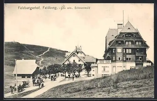 AK Feldberg i. Schwarzwald, Partie vor dem Feldbergerhof