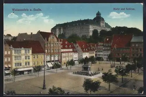 AK Weissenfels, Markt und Schloss