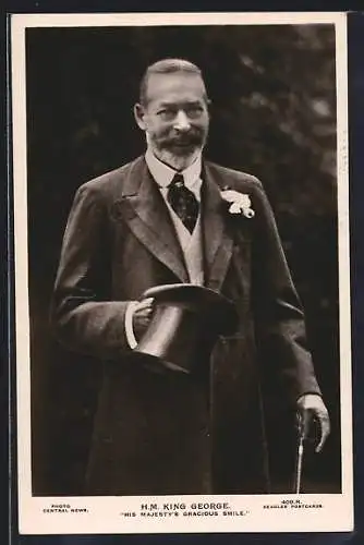 AK King George, His Majesty`s Gracious Smile, Portrait
