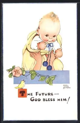 Künstler-AK Mabel Lucie Attwell: The Future, God Bless Him!