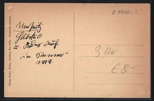 AK Annaburg, Schlosskapelle und Speisesaal mit Kindern