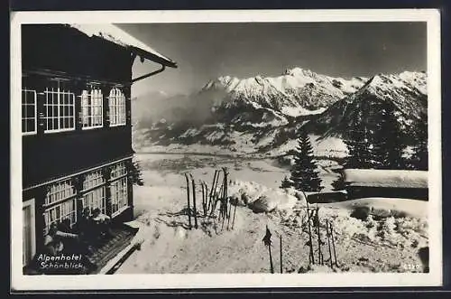 AK Oberstdorf, Alpenhotel