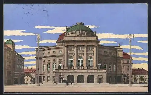AK Chemnitz, Blick auf Neues Theater