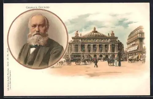 AK Portrait des Dirigenten Charles Gounod